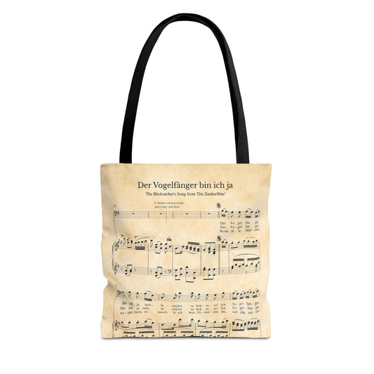 The Birdcatcher's Song Opera Tote Bag