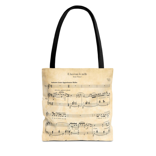 Tosca E Lucevan Opera Tote Bag