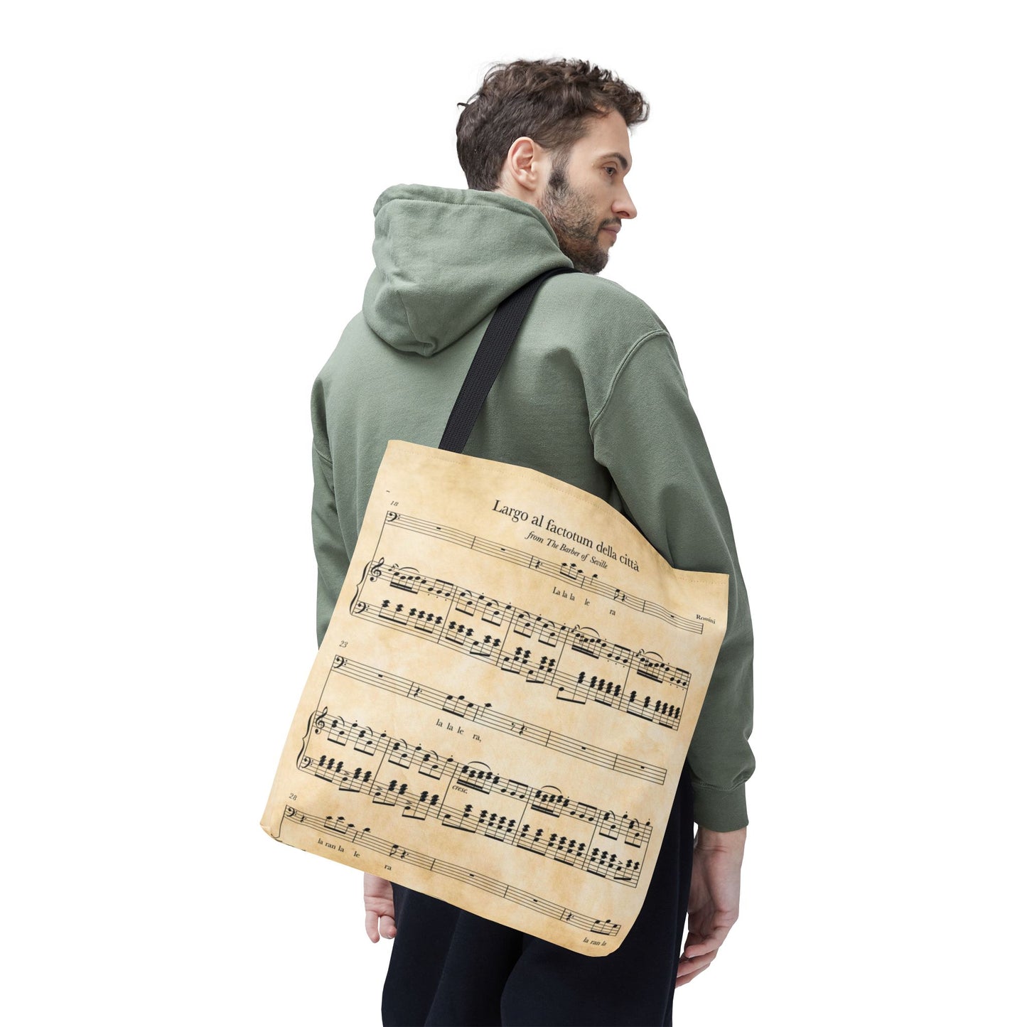 Largo al Factotum Opera Tote Bag