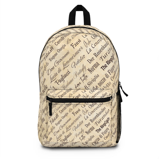 Opera Titles Backpack