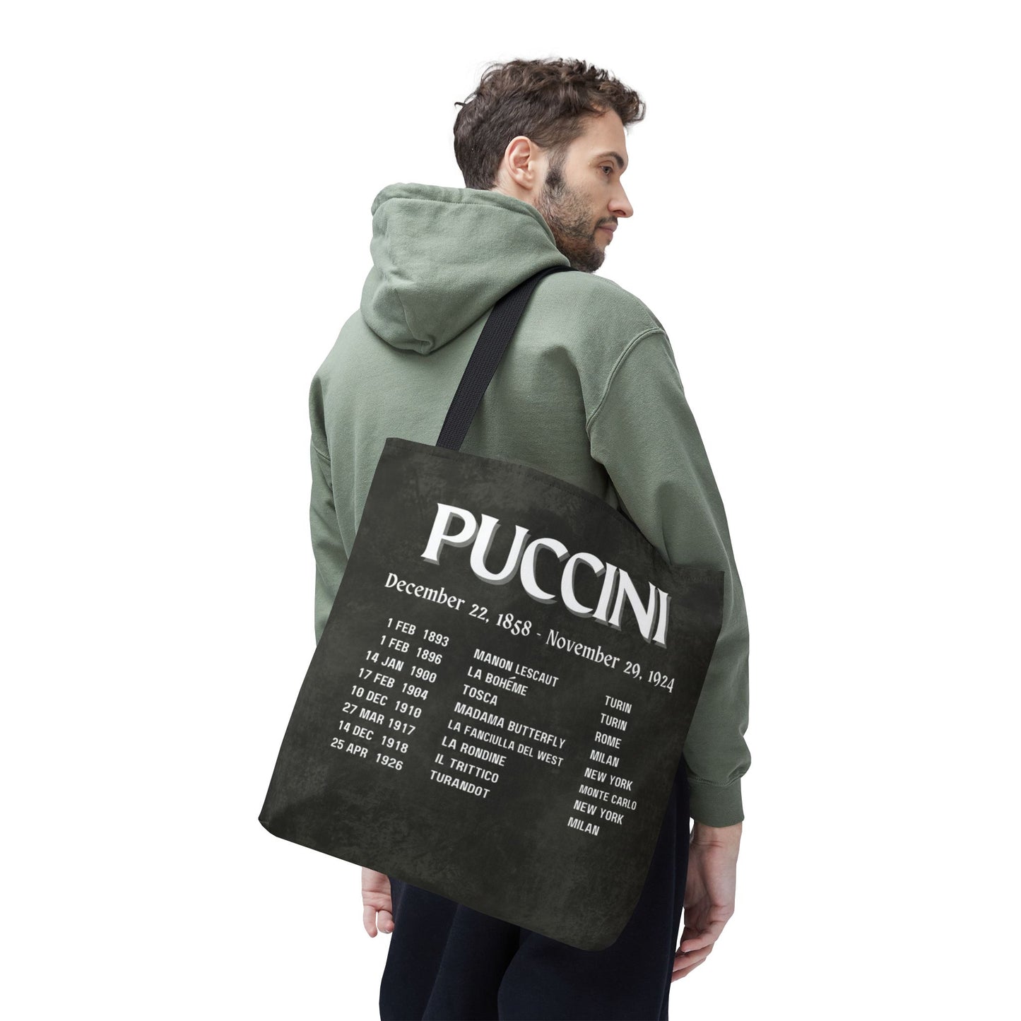 Puccini Opera Premiers Tote Bag