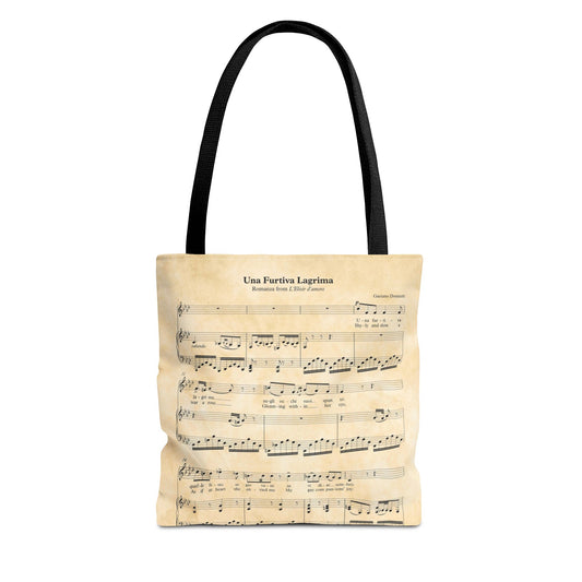 Una Furtiva Lagrima Opera Tote Bag