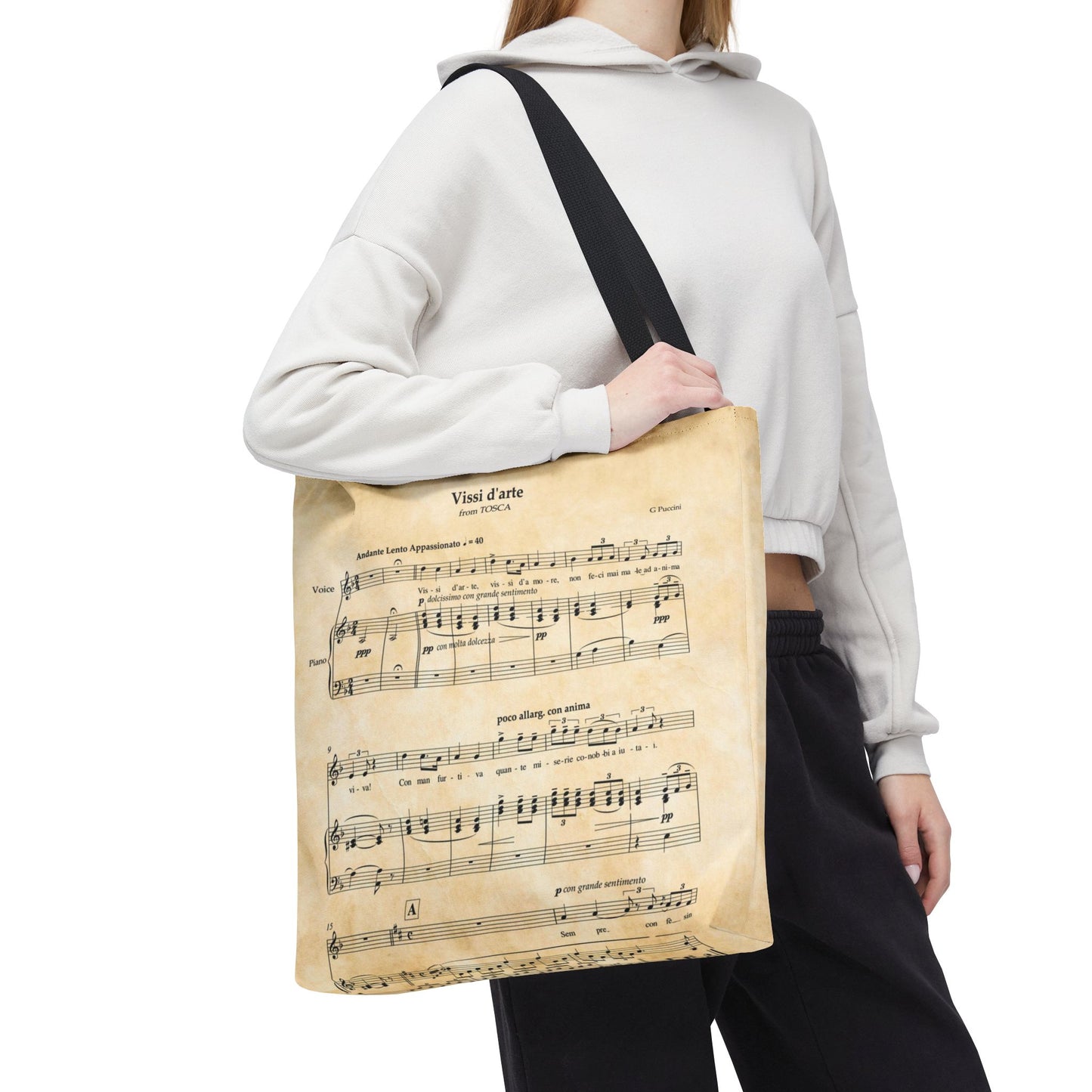 Tosca Vissi d'arte Opera Tote Bag