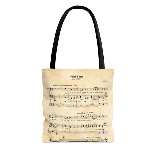Tosca Vissi d'arte Opera Tote Bag