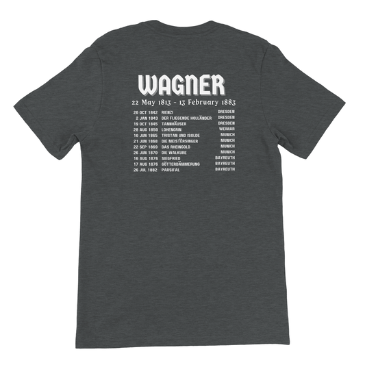 Wagner premiers t-shirt - back detail