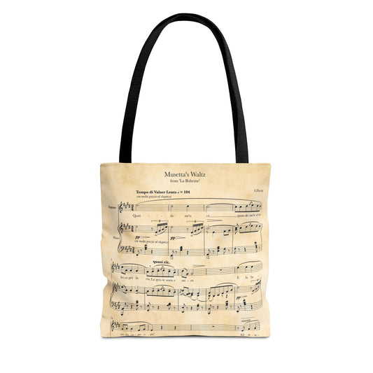 Musetta's Waltz Opera Tote Bag