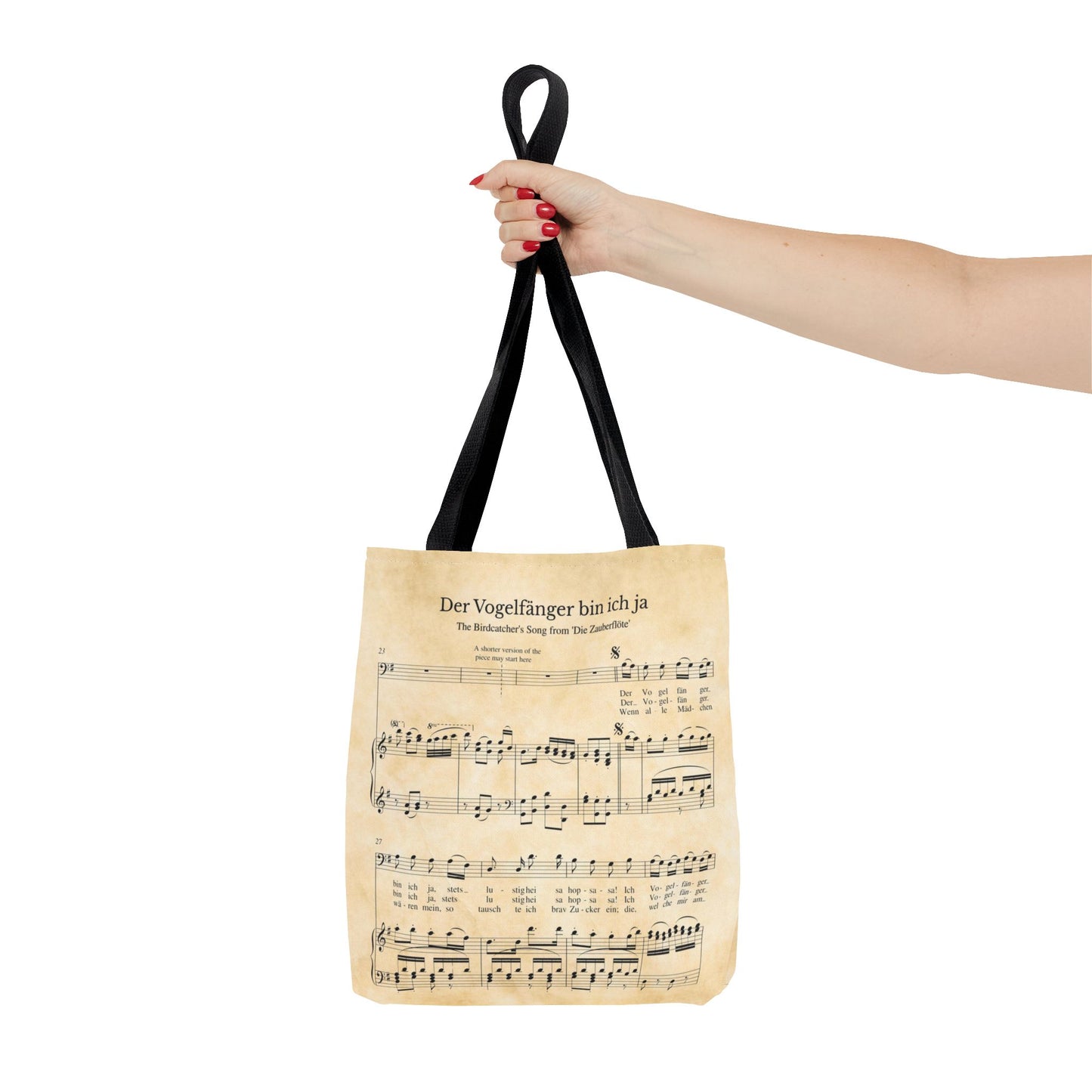 The Birdcatcher's Song Opera Tote Bag