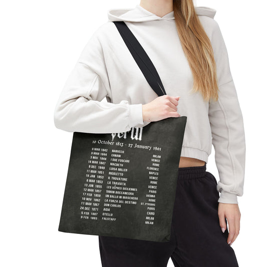 Verdi Opera Premiers Tote Bag