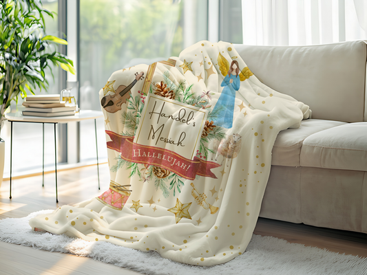 Handel's Messiah Fleece Sherpa Blanket