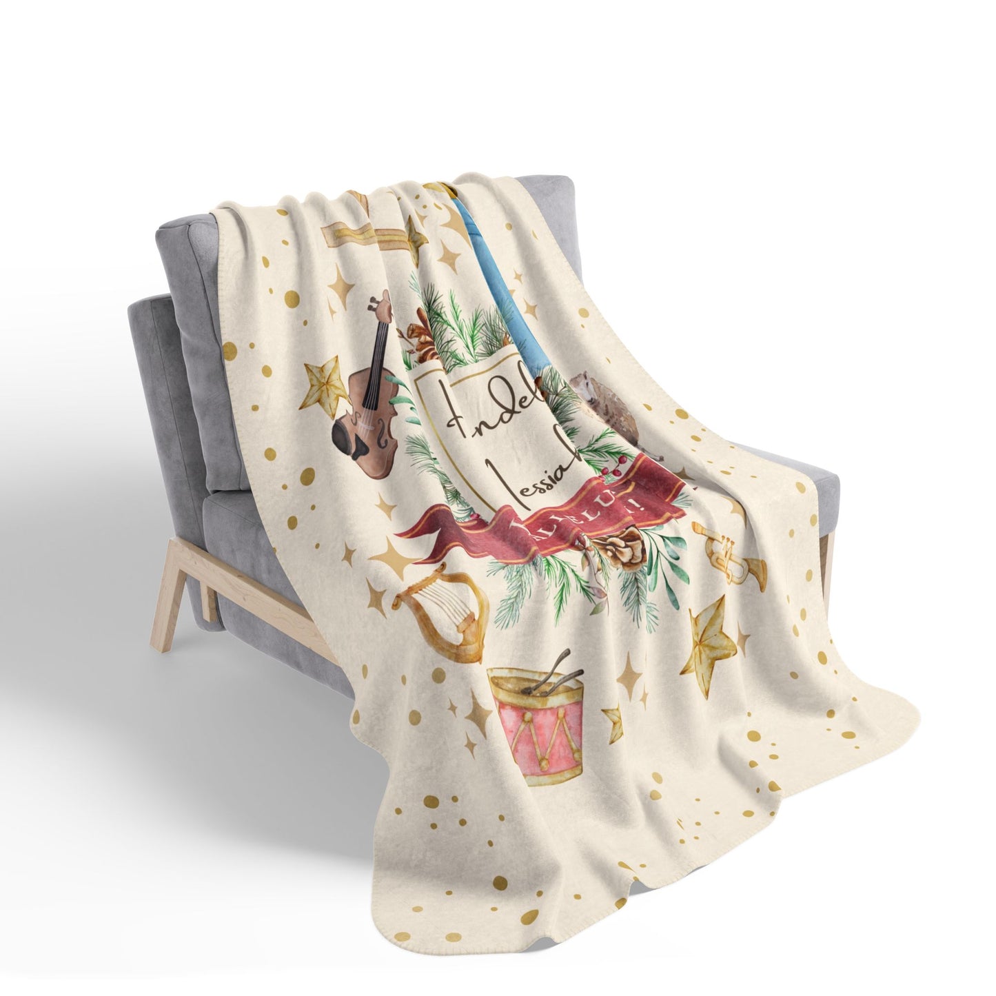 Handel's Messiah Fleece Sherpa Blanket