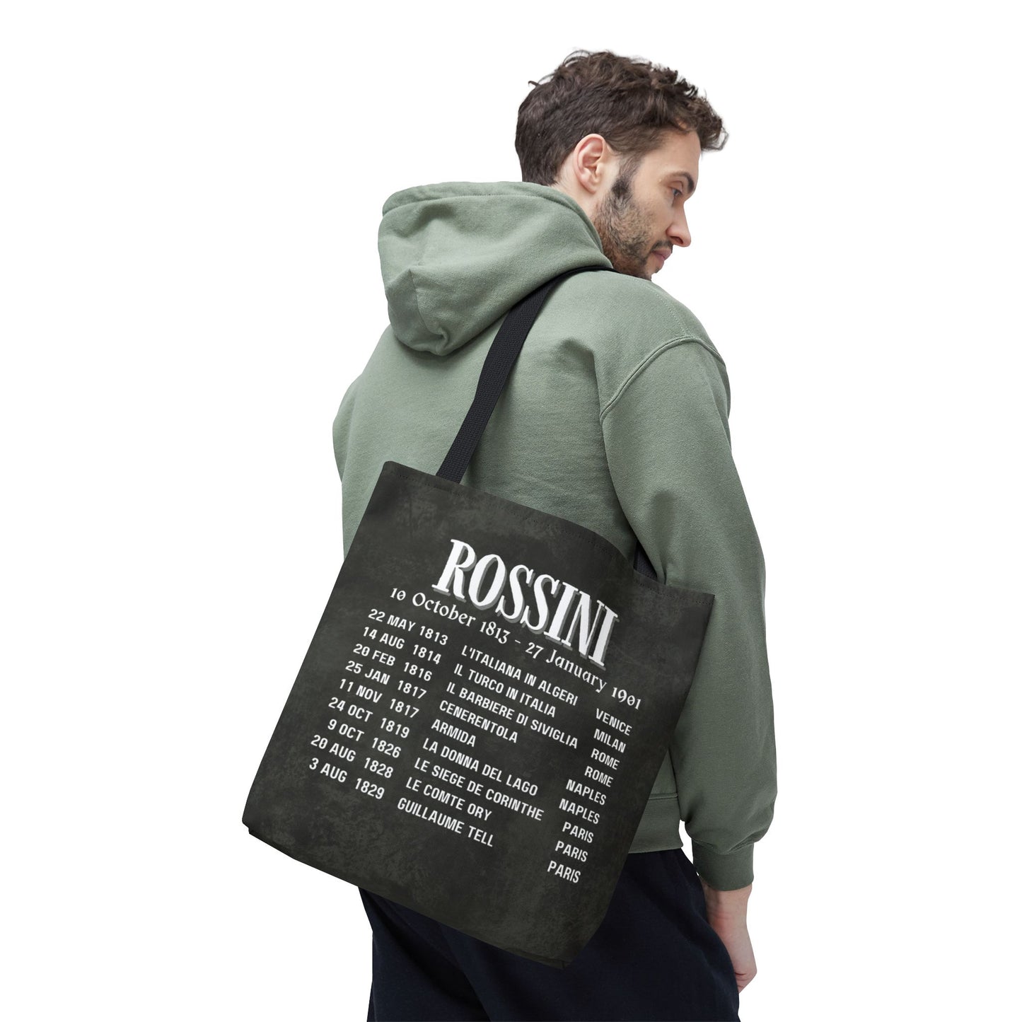 Rossini Opera Premiers Tote Bag