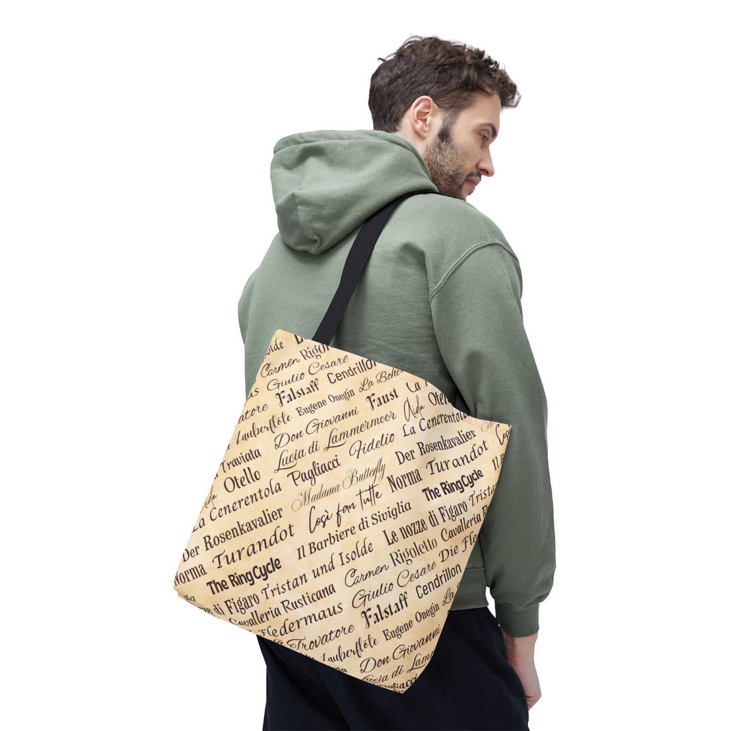 Opera Titles Tote Bag