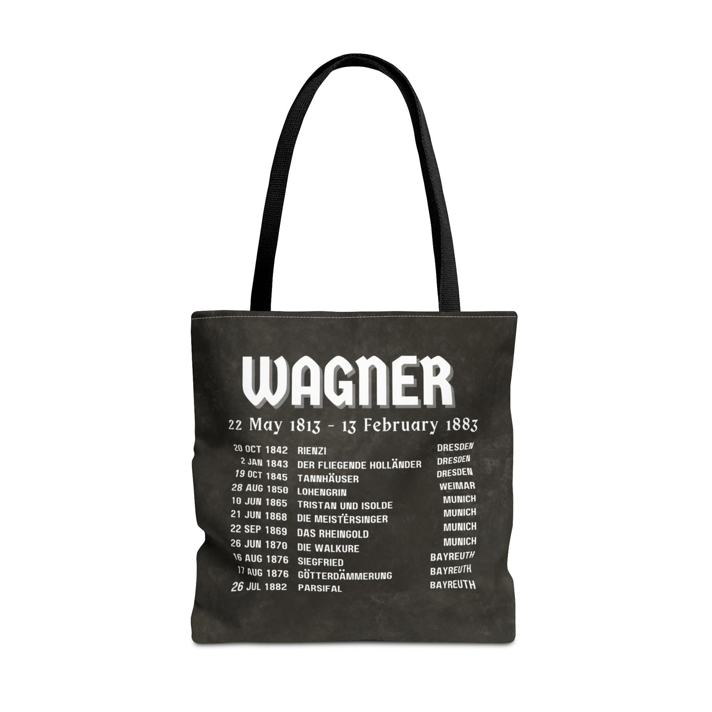 Wagner Opera Premiers Tote Bag