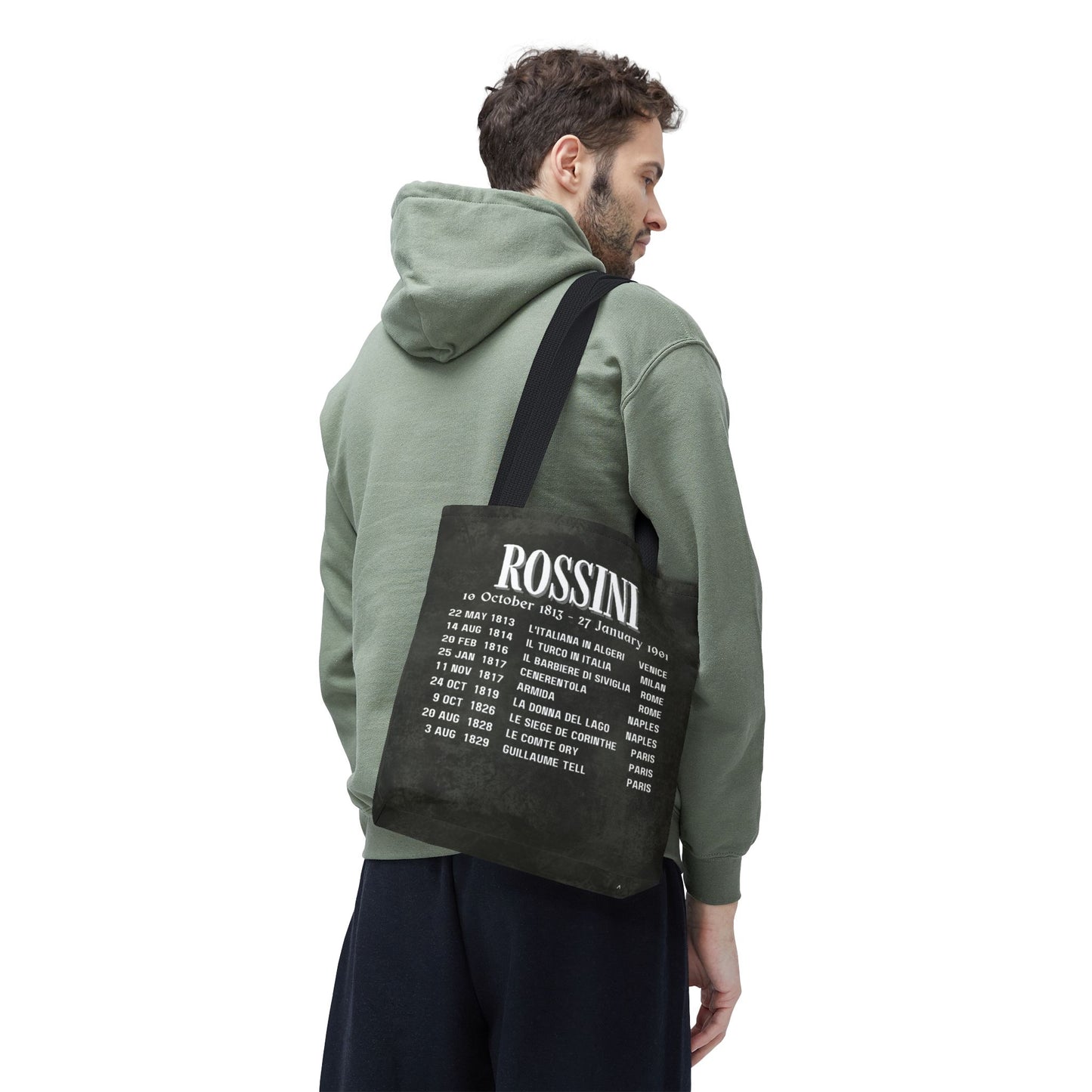 Rossini Opera Premiers Tote Bag