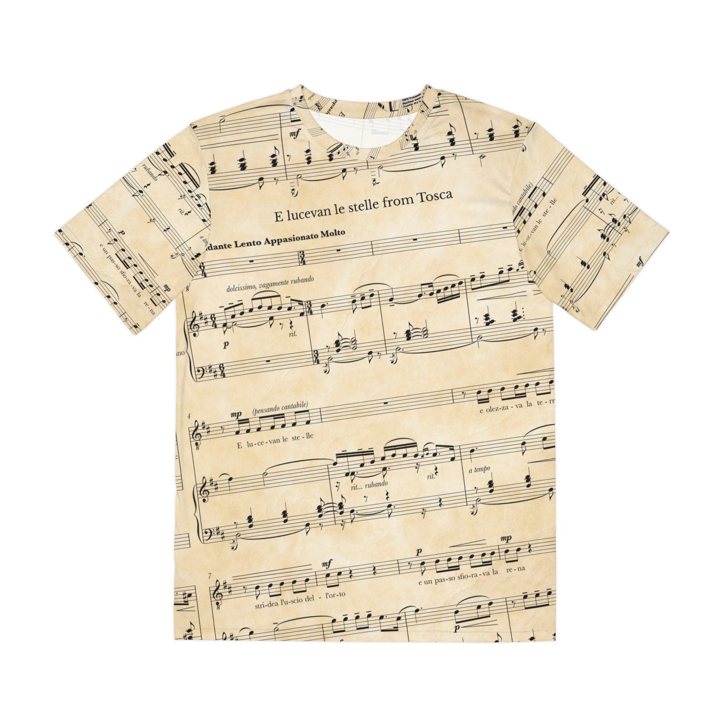 Tosca E Lucevan Le Stelle Music Unisex Shirt
