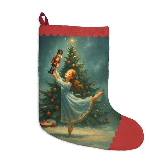 Clara and Nutcracker Christmas Stocking
