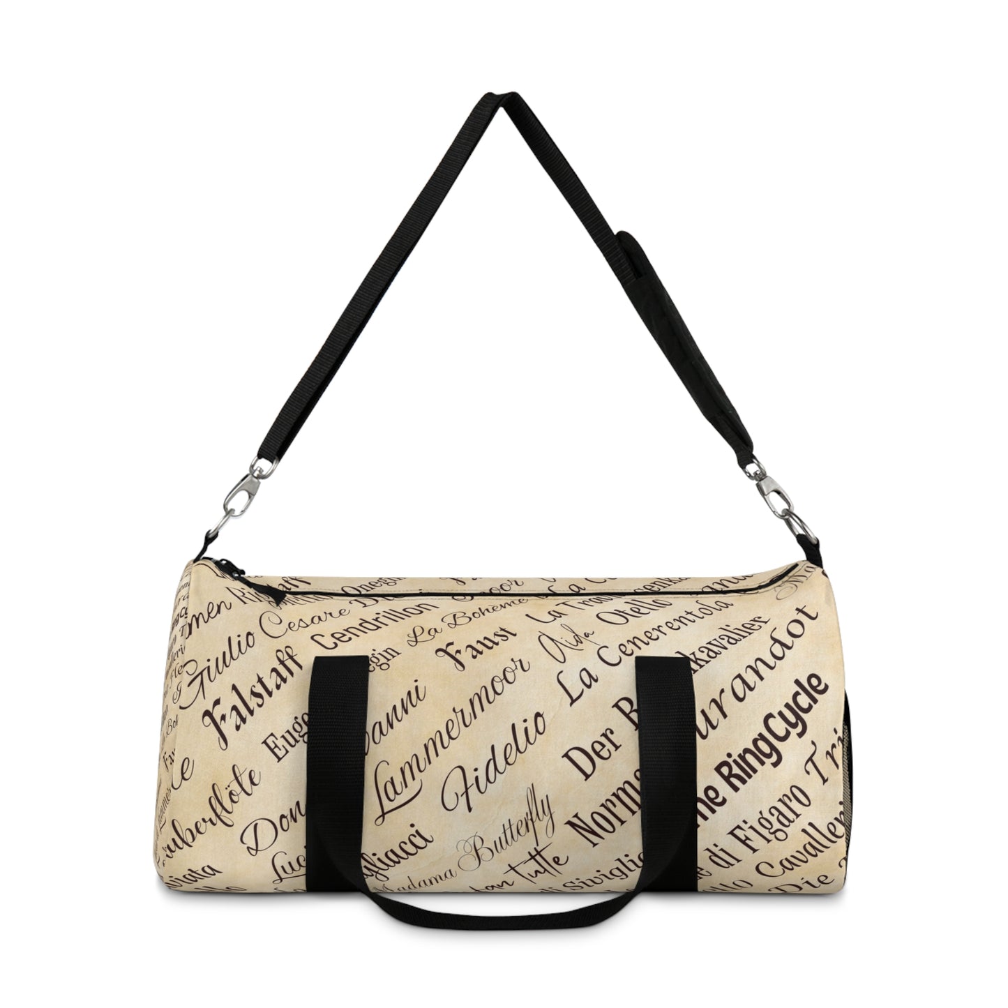 Opera Titles Duffel Bag