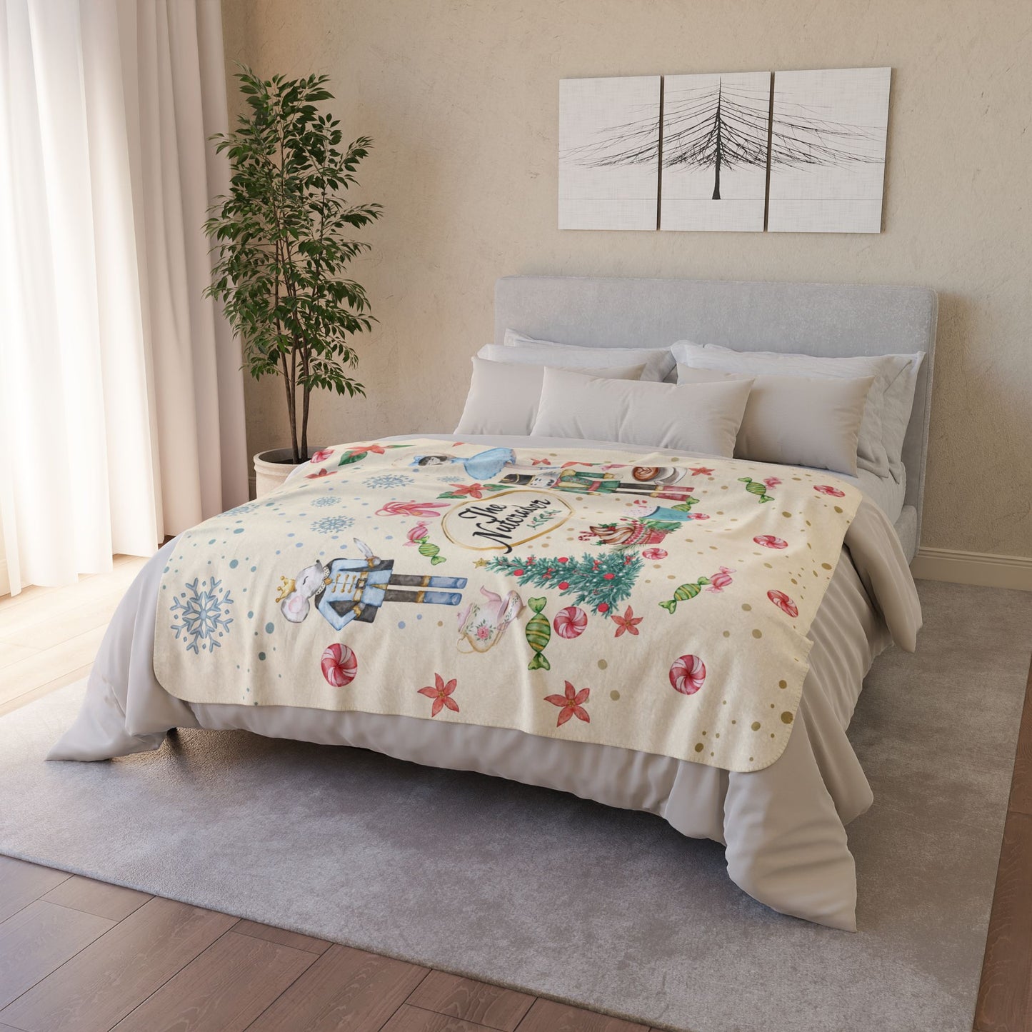 The Nutcracker Fleece Sherpa Blanket
