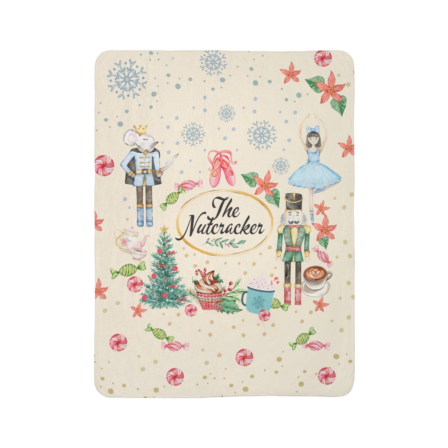 The Nutcracker Fleece Sherpa Blanket