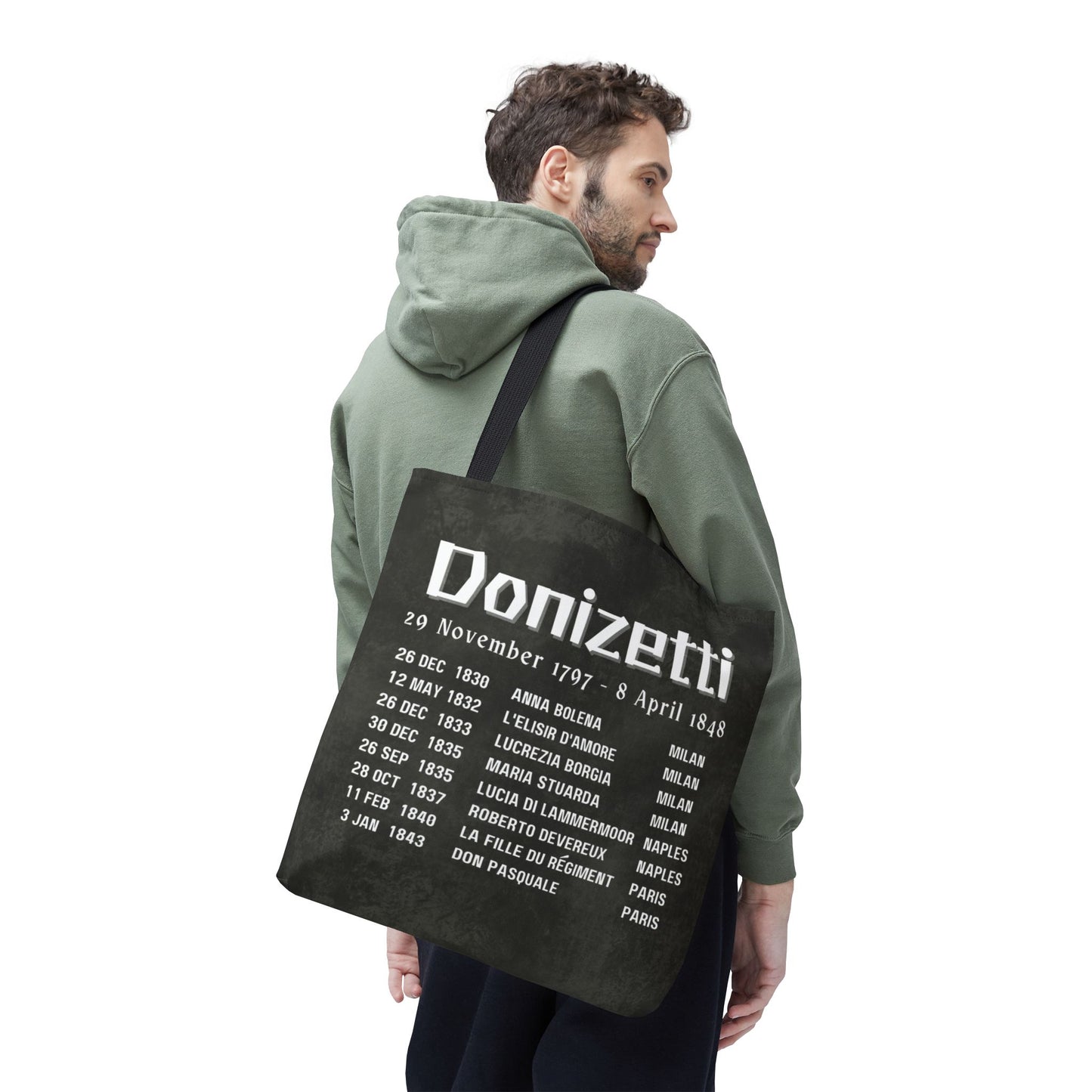 Donizetti Opera Premiers Tote Bag
