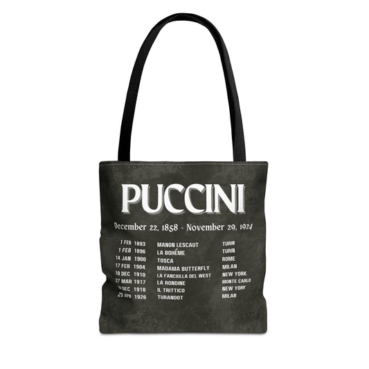 Puccini Opera Premiers Tote Bag