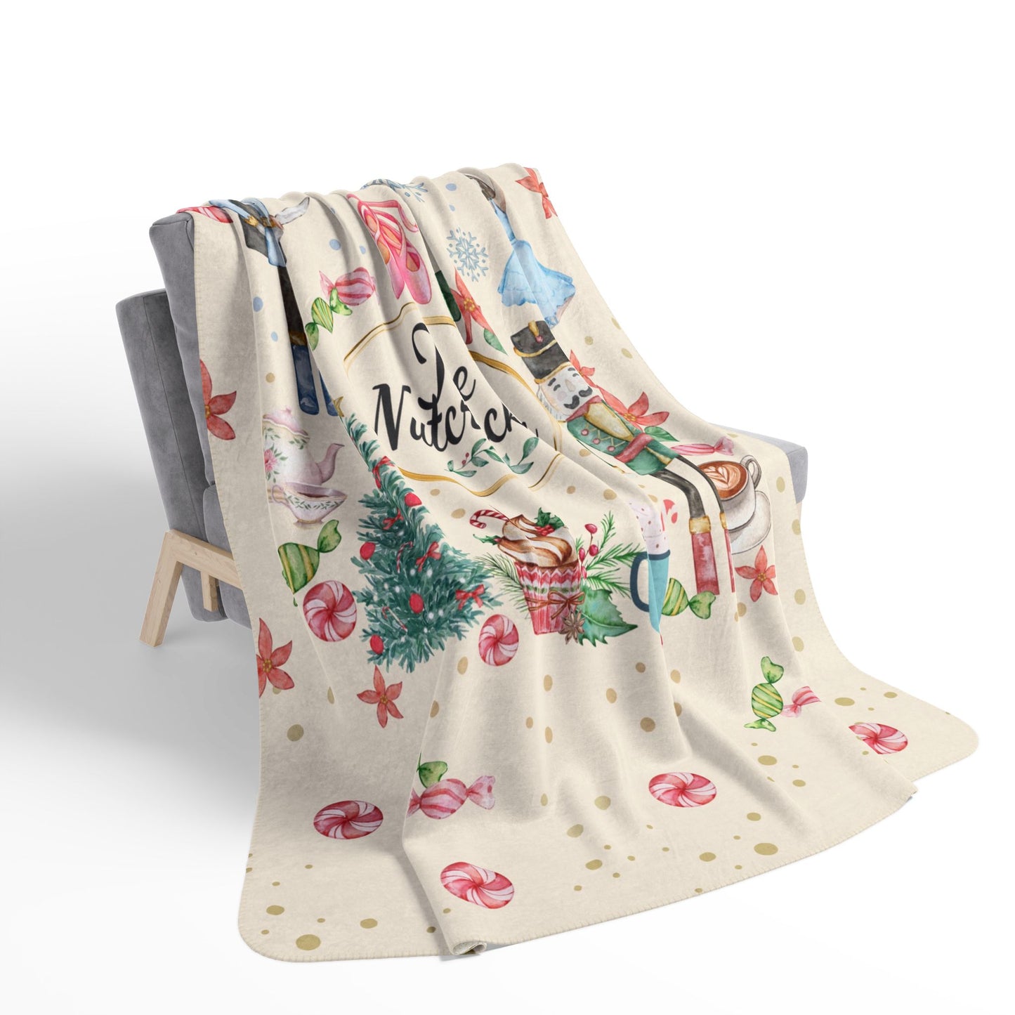 The Nutcracker Fleece Sherpa Blanket