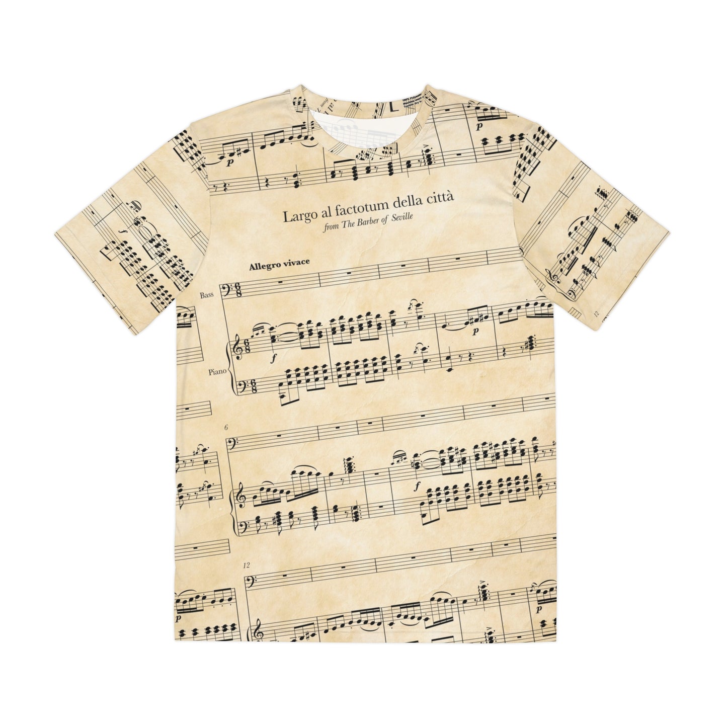 Largo al Factotum Music Unisex Shirt