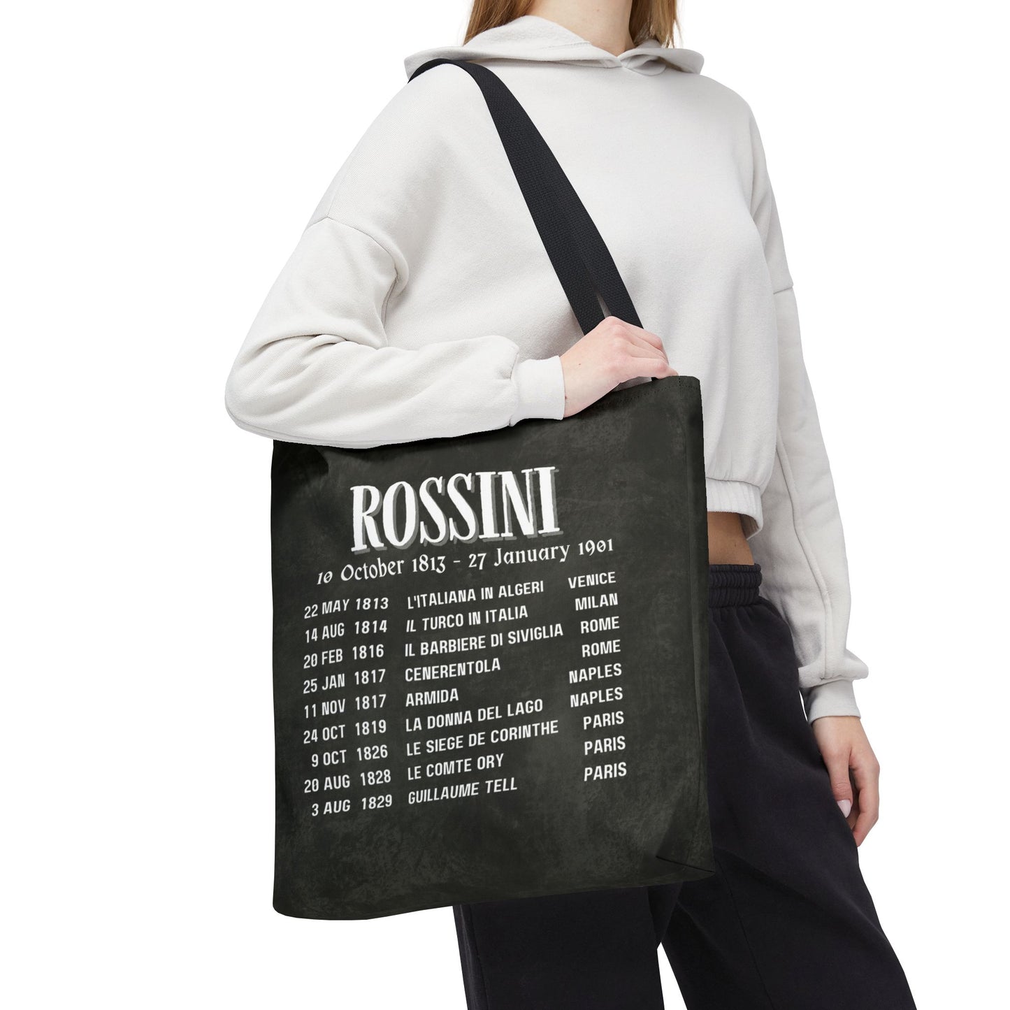 Rossini Opera Premiers Tote Bag