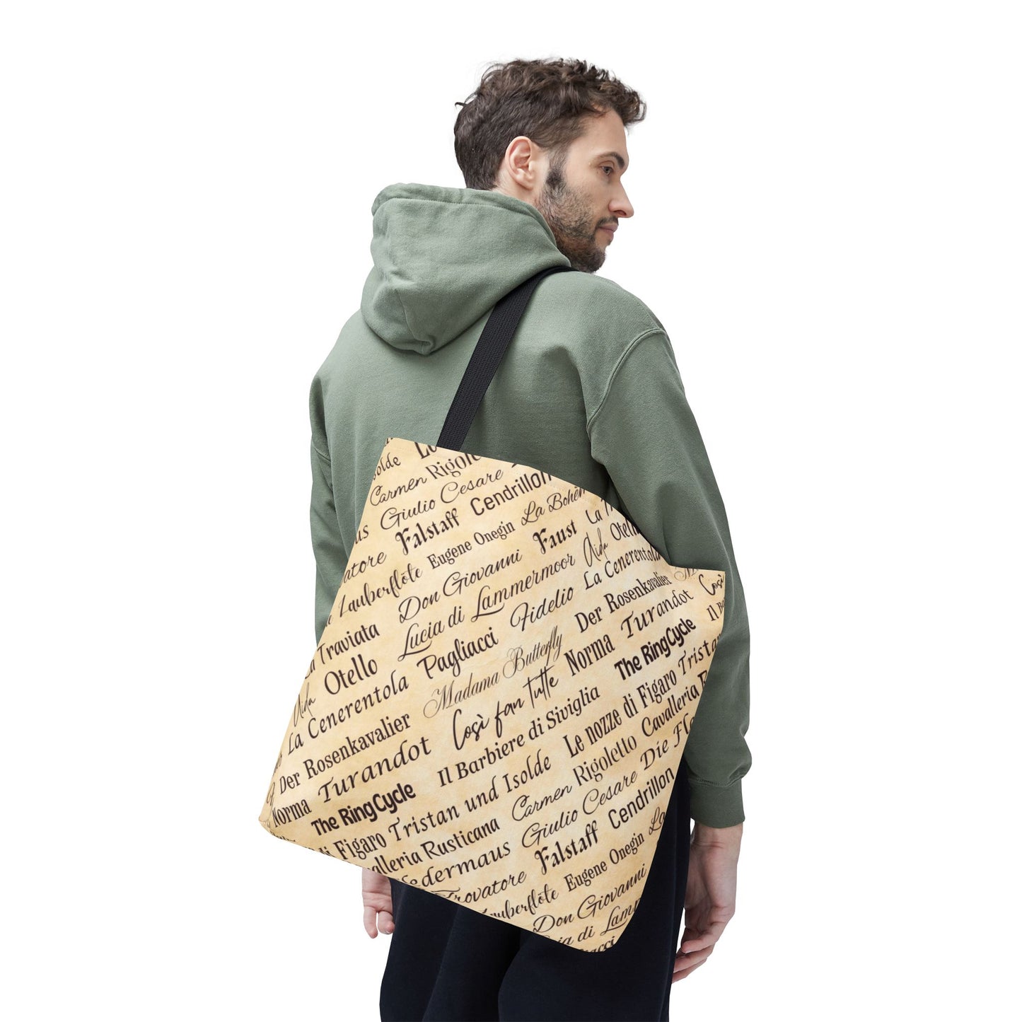 Opera Titles Tote Bag