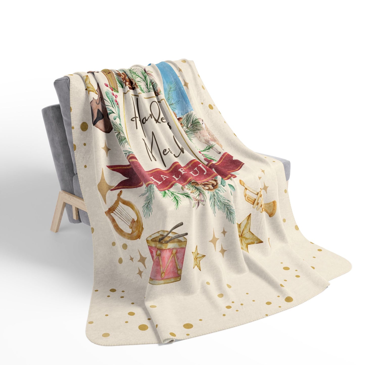 Handel's Messiah Fleece Sherpa Blanket