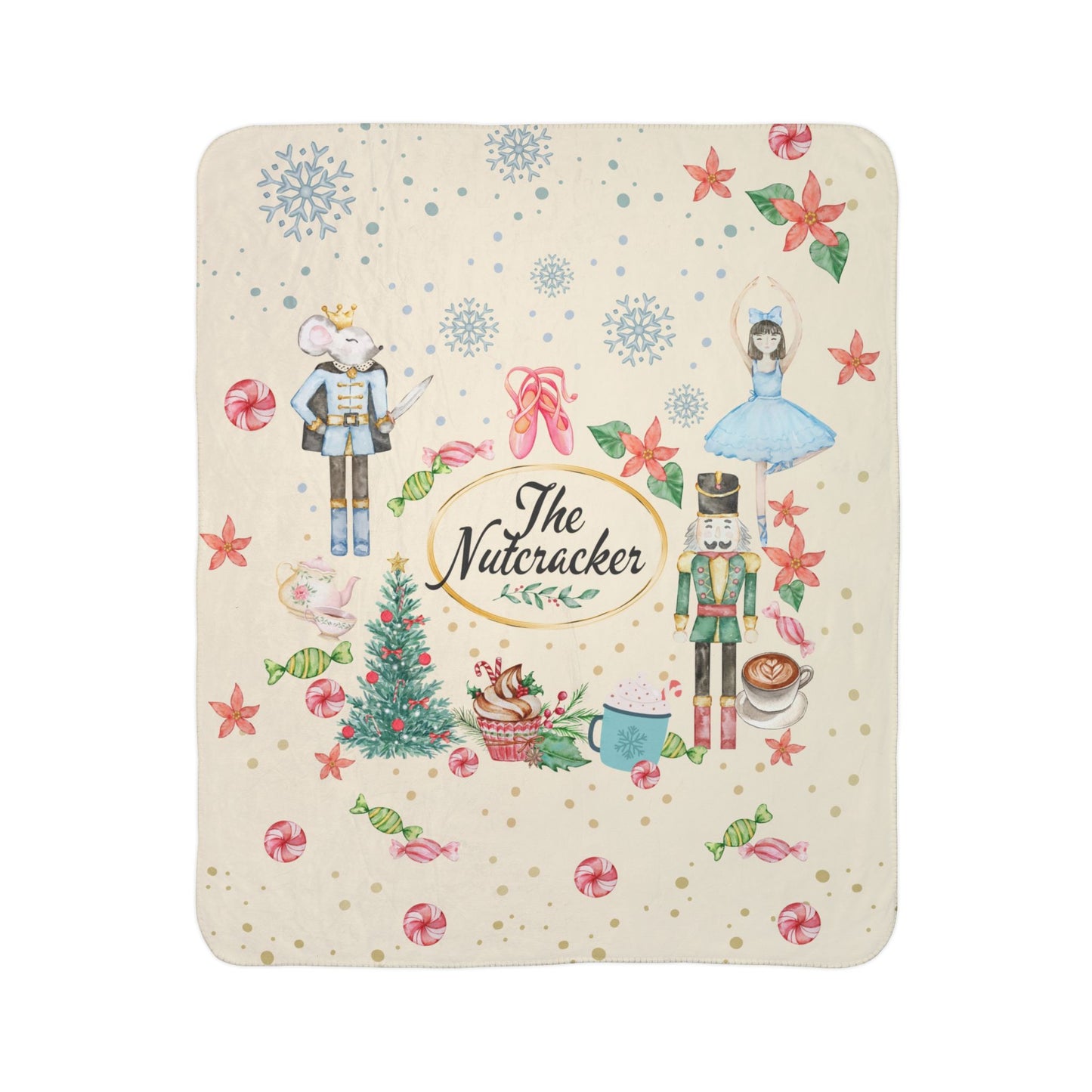 The Nutcracker Fleece Sherpa Blanket