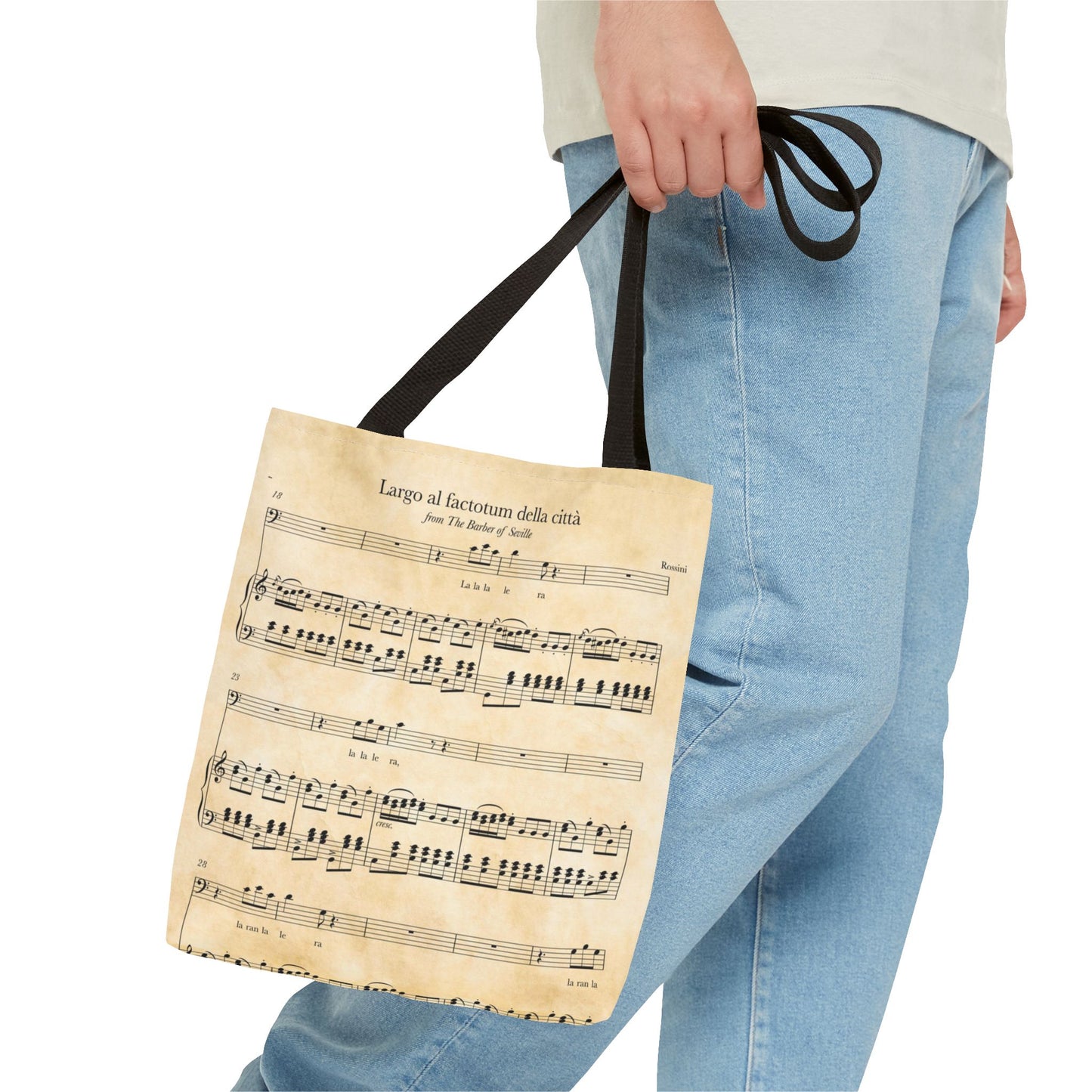 Largo al Factotum Opera Tote Bag