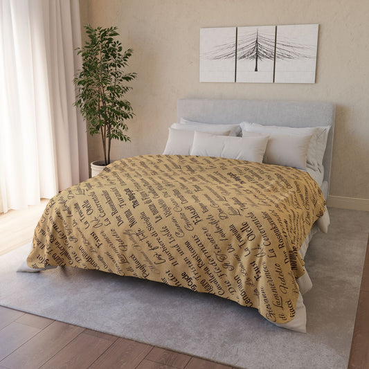 Opera Titles Fleece Sherpa Blanket