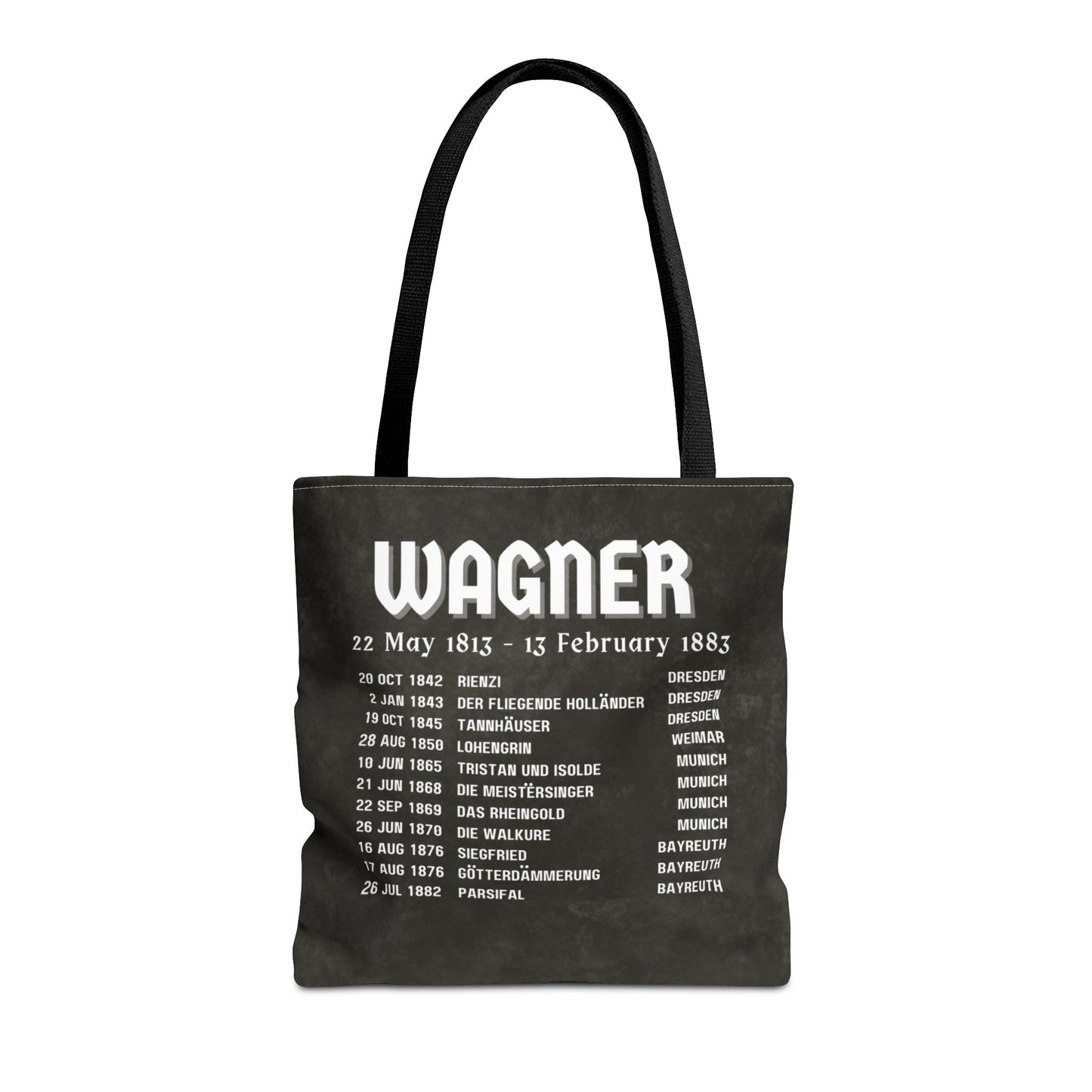 Wagner Opera Premiers Tote Bag