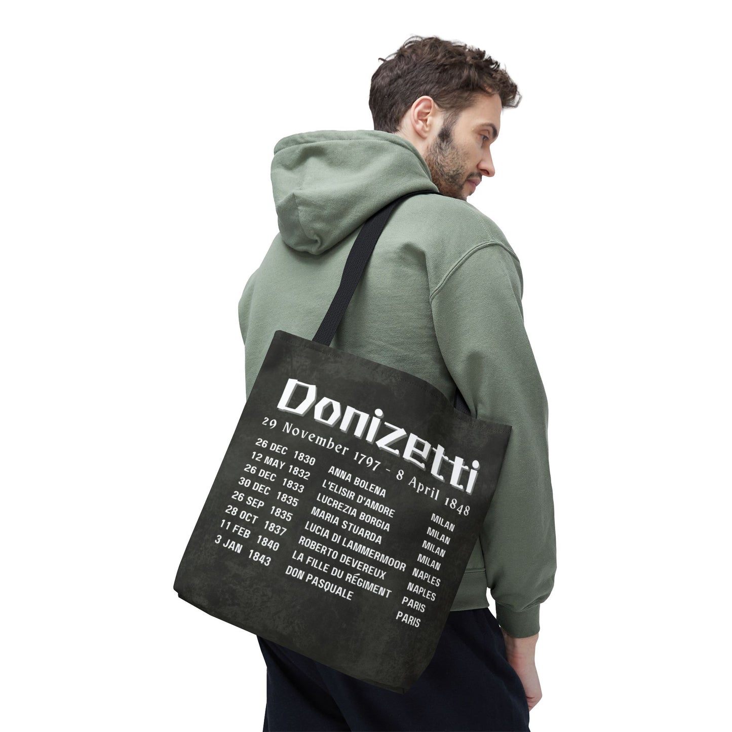 Donizetti Opera Premiers Tote Bag