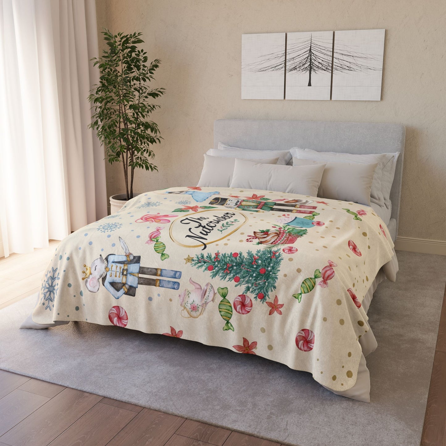 The Nutcracker Fleece Sherpa Blanket