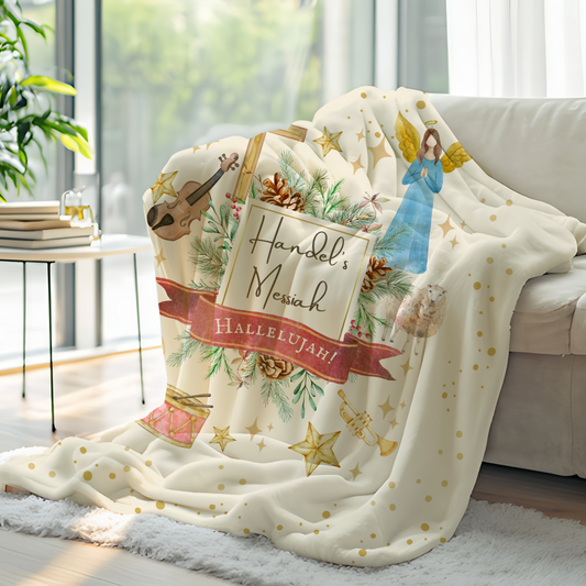 Handel's Messiah Fleece Sherpa Blanket
