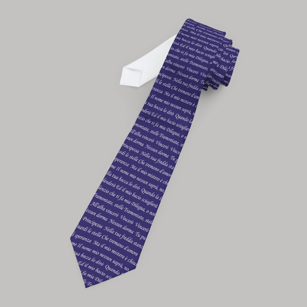 Nessun Dorma Turandot Necktie