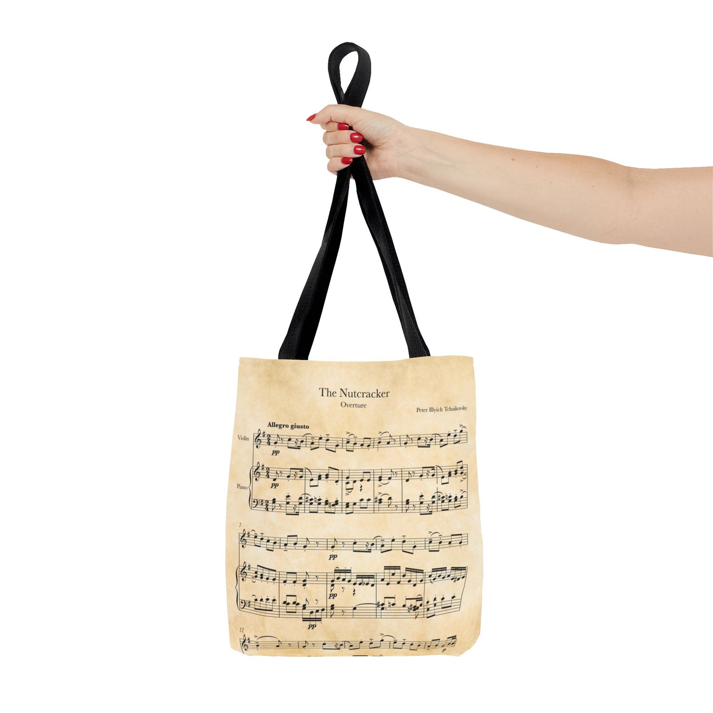 Nutcracker Overture Ballet Tote Bag