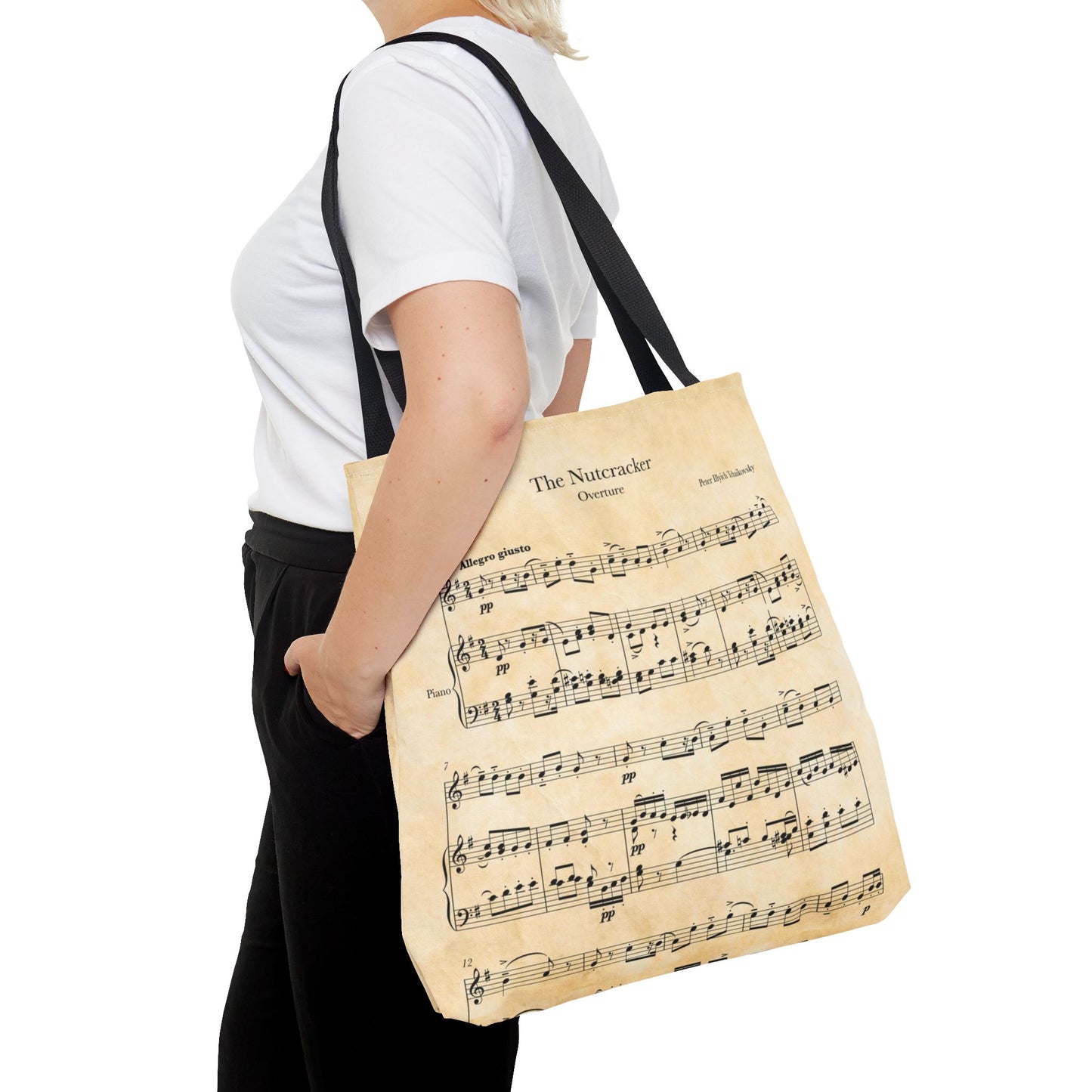 Nutcracker Overture Ballet Tote Bag