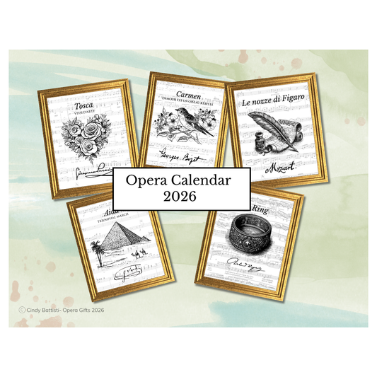 Opera Premiers Wall Calendar (2026)