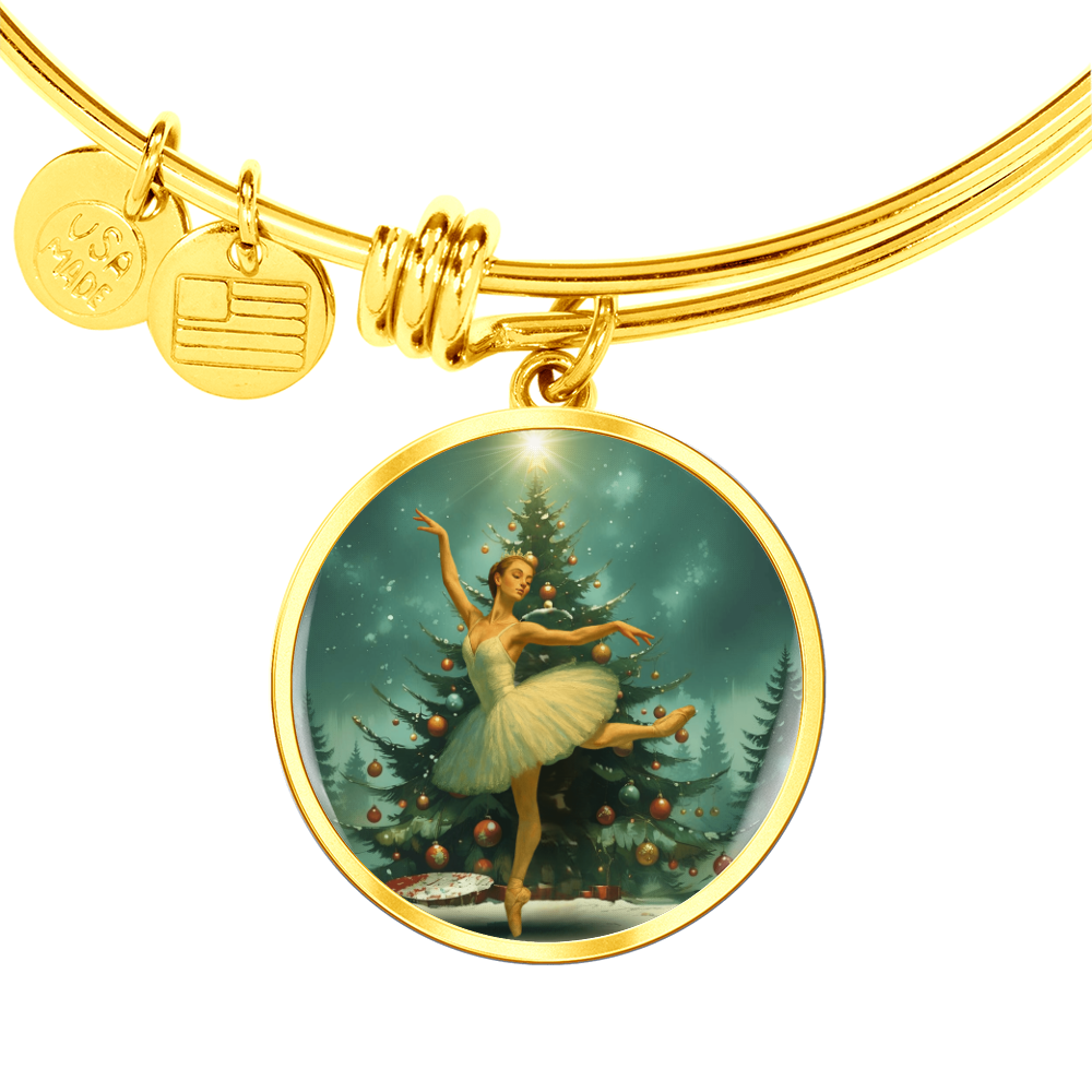 Nutcracker Prima Ballerina Bracelet detail - gold
