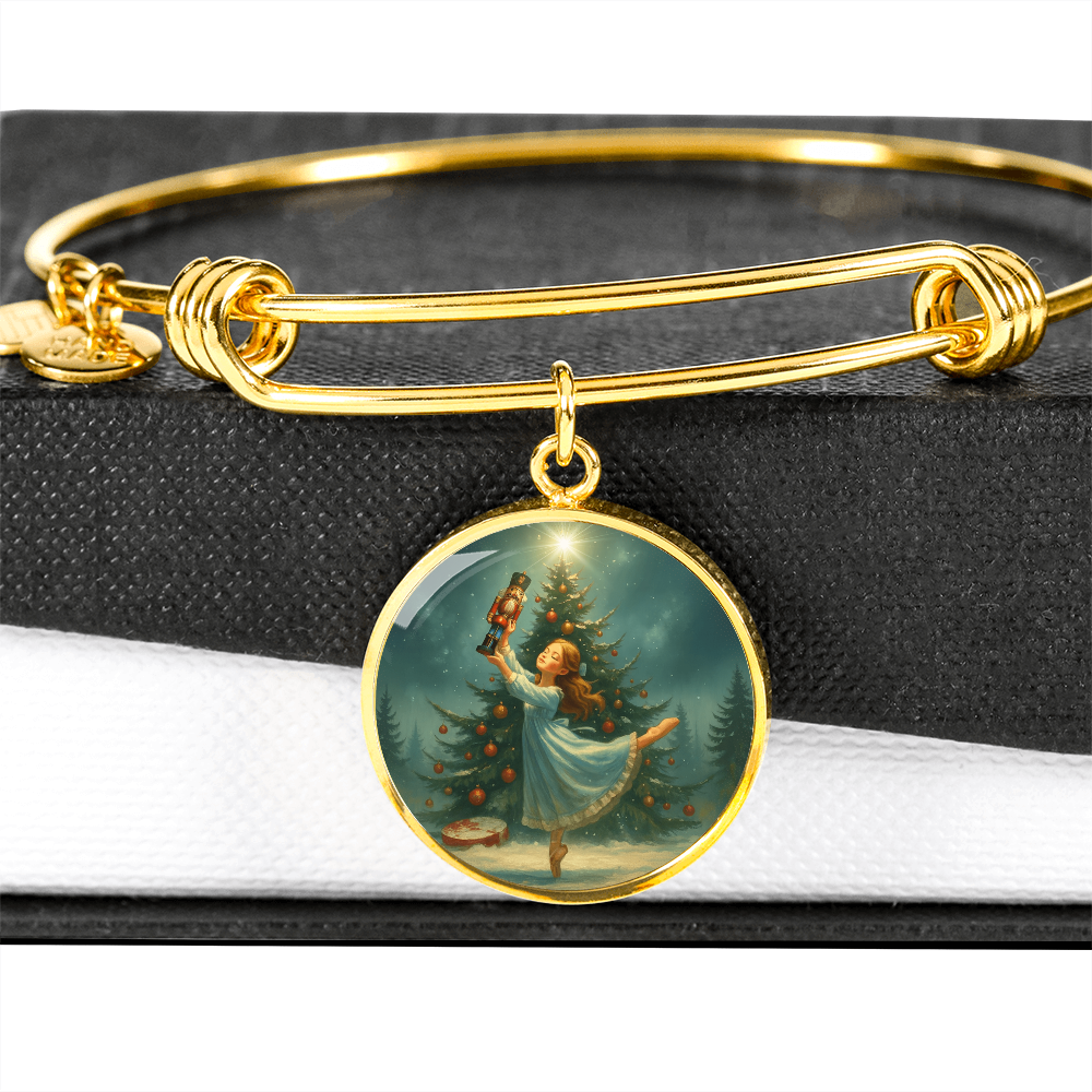 Clara and Nutcracker Bracelet - with box -gold