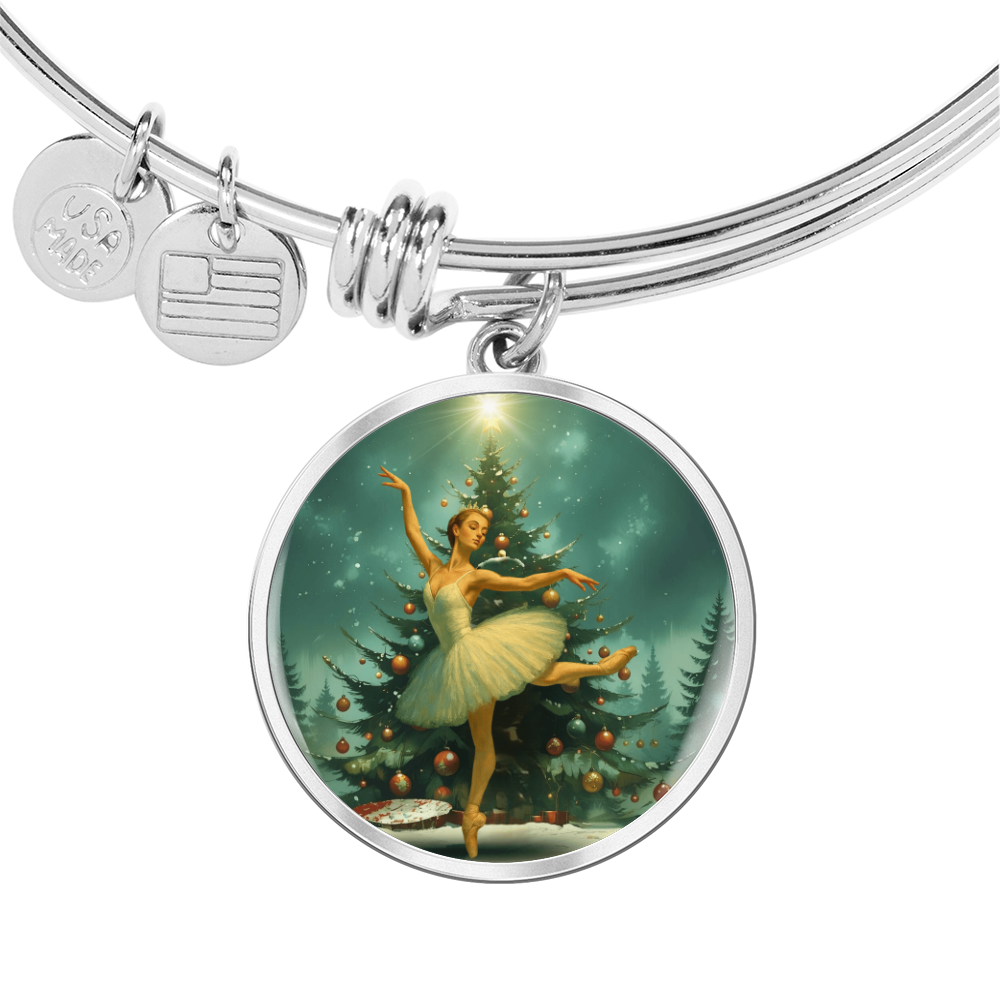 Nutcracker Prima Ballerina Bracelet detail - silver