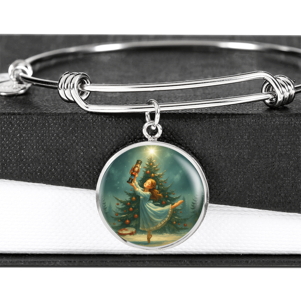 Clara and Nutcracker Bracelet - with box - silver