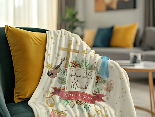 Handel's Messiah Fleece Sherpa Blanket
