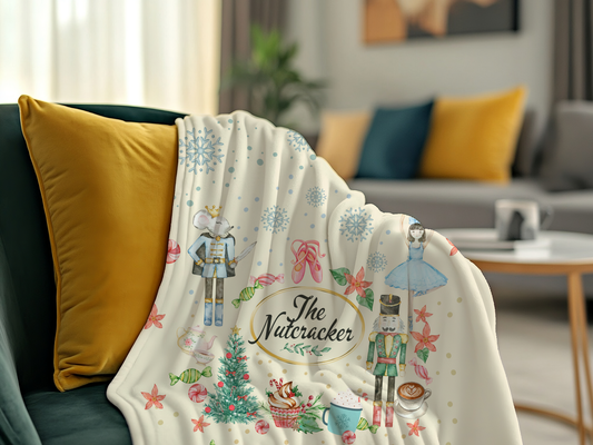 The Nutcracker Fleece Sherpa Blanket